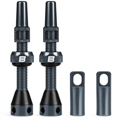 BWSHLF Tubeless Presta Valve Stem 40/44/55/60/65/80/100 mm, Super Light Alloy Presta Valve Stem Kit with Valve Core Remover Tool and Valve Stem Caps - Multiple Color and Size Options(Pair)