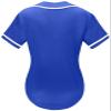 babyhealthy Womens Baseball Jersey Button Down Plain Softball Hip Hop Tshirts Sports Active Tee Blue view 2