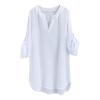 AnFeng Little Girl's Kids Swimsuit Beach Cover Up for Girl Chiffon Shirt Bikini Beachwear Girl Clothes (White, 10-11 Years) view 4