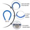 Saipe 4pcs Bike Spoke Wrench Tool Bicycle Wheel Spoke Truing Tool Bike Rim Correction Kit Spoke Adjuster for Adjust Cycling Wheel Tension view 3