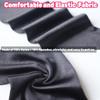 DMLBC Women's Black Long Satin Gloves 1920s Opera Bridal Wedding Dance Halloween Costume Evening Party Gloves 22 inch view 2