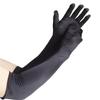 DMLBC Women's Black Long Satin Gloves 1920s Opera Bridal Wedding Dance Halloween Costume Evening Party Gloves 22 inch view 4