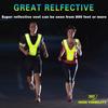 Reflective Running Vest Gear for Women Men Kids, Safety Reflective Vest for Night Cycling Walking Bicycle (Green) view 2