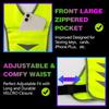 Reflective Running Vest Gear for Women Men Kids, Safety Reflective Vest for Night Cycling Walking Bicycle (Green) view 3