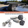 One-Key System Lock Cylinders Compatible with Thule Roof Racks and Accessories 4 Pack Lock Core and Key Kit for Car Racks System Components view 2