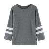 Loose Kids Tops Tunic Crewneck Blouse Sleeve T Girls Teen Casual Long Pullover Shirt Toddler Tank Tops (Grey, 4-5 Years) view 2