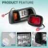 Drive-up Club Car LED Light Kit 12 Volt Headlight and Tail Light Assembly for 1993-Up Club Car DS Golf Cart OEM 101988001 101988002 view 2