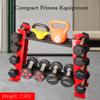 Dumbbell Rack 2 Tier, Multifunctional Sawtooth Weight Rack for Dumbbells and Kettlebells, Storage Rack Organizer for Home Gym(Dumbbell Rack Stand Only) view 2