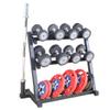Home Gym Storage Rack, Multifunctional Adjustable Dumbbell Rack, Weight Rack for Dumbbells Kettlebells Weight Bar and Plates Fitness Equipment(Dumbbell Stand Only) view 1