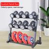 Home Gym Storage Rack, Multifunctional Adjustable Dumbbell Rack, Weight Rack for Dumbbells Kettlebells Weight Bar and Plates Fitness Equipment(Dumbbell Stand Only) view 3