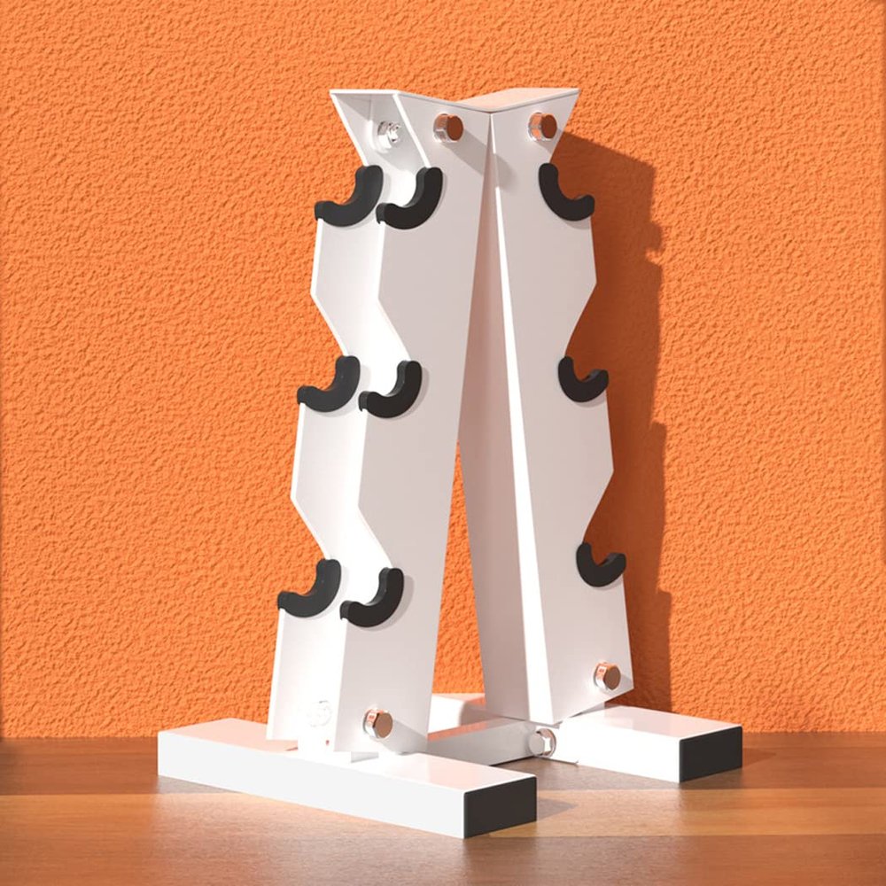 Dumbbell Rack Stand, 3/4/5 Tier Heavy Duty Weight Rack Storage, A-Frame Dumbbell Holder for Home Gym (Rack Only),3 tier