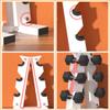 Dumbbell Rack Stand, 3/4/5 Tier Heavy Duty Weight Rack Storage, A-Frame Dumbbell Holder for Home Gym (Rack Only),3 tier view 3