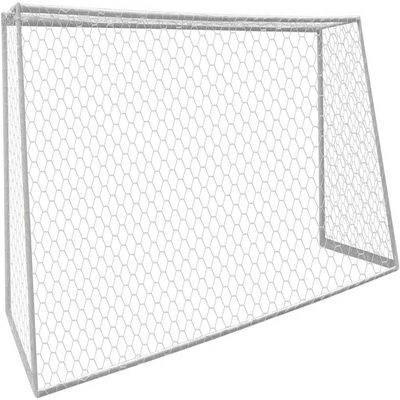 Aoneky Polyester Soccer Goal Net - 4 mm Cord - Replacement Full Size Football Post Net- Heavy Duty Soccer Netting - NOT Include Posts (16 x 7 Ft)