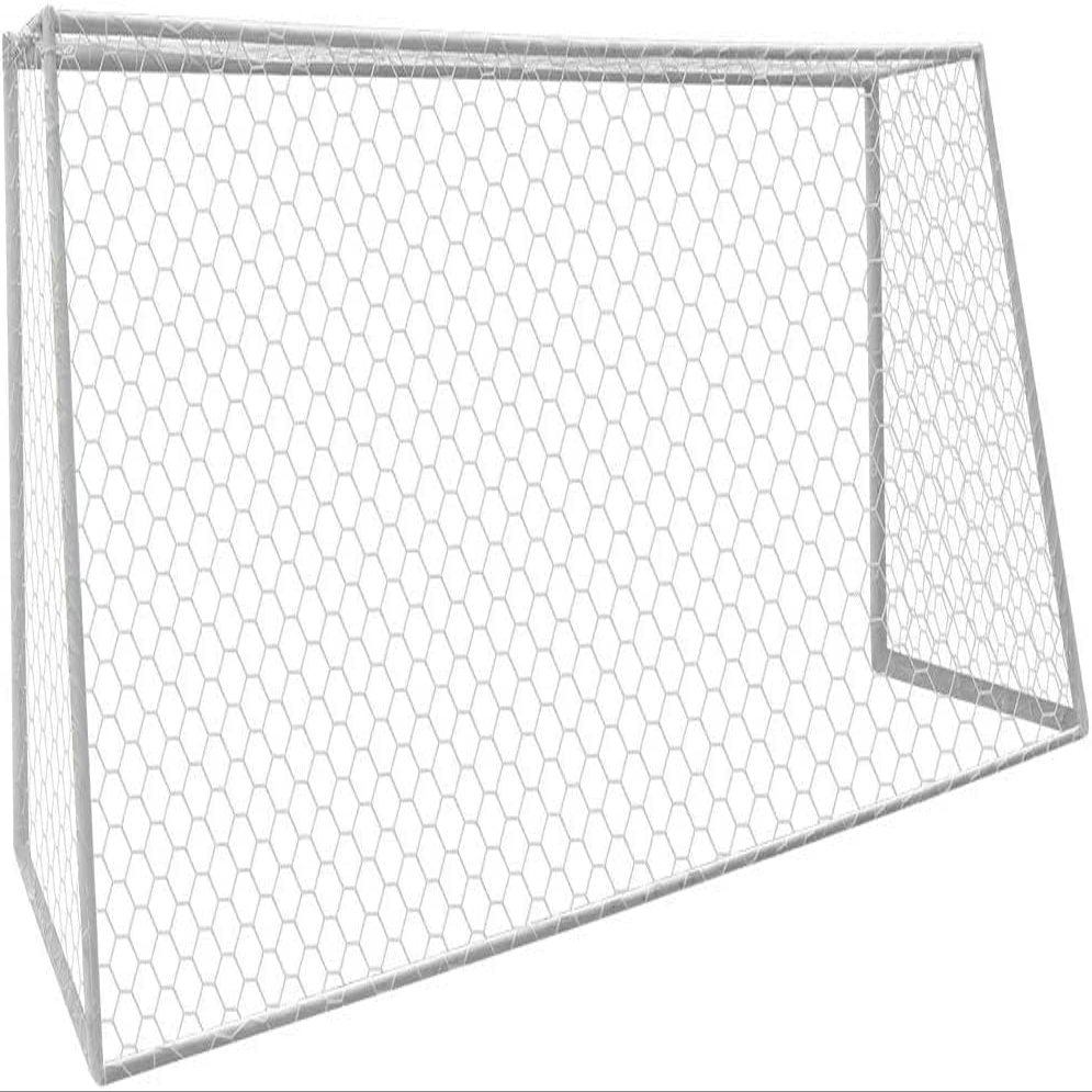 Aoneky Polyester Soccer Goal Net - 4 mm Cord - Replacement Full Size Football Post Net- Heavy Duty Soccer Netting - NOT Include Posts (16 x 7 Ft)