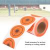 250PCS 2inch Splatter Target Stickers Roll Adhesive Reactive Paper with Fluorescent for Hunting Shooting BB Gun view 3