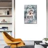 Canvas Wall Art Football Paintings Artwork Portuguese Professional Athlete Pictures Home Decor for Living Room Club Arena Posters Prints Stretched and Framed Ready to Hang 36x24 in view 3