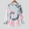Tunic Casual Tee Dyed Tie Long Shirt Tops Button Front Girls Loose T Blouse Knot Kids Toddler Girl (Grey, 8-9 Years) view 4