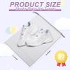 50 Pack Shoe Bags for Travel,Portable Travel Shoe Bag,Large Clear Shoes Pouch Storage Packing Organizers with Drawstring,Dustproof & Waterproof Shoe Storage Bags for Women and Men view 2