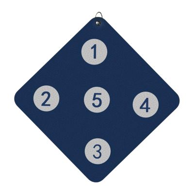 Fencing Target Wall Hang Type Outdoor Indoor with Five Games Home Fencing Double Sided 3cm Fencing Gears for Epee Training, B