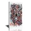 TISHIRON Soccer Superstar Messi PSG Poster Canvas Wall Art Decorative Paintings Sports Theme Design 1 Piece Home Decor Modern Aesthetics Bedroom Gym Decoration Framed Ready to Hang 18x12 in view 1