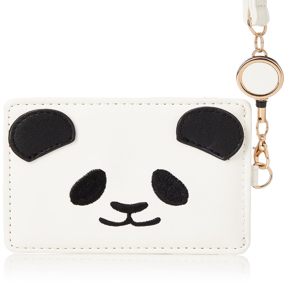 Aldi Panda A39 Commuter Pass Case with Reel, Black