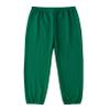 EISHOW Unisex Summer Trousers Kids Baby Thin Breathable Long Pants Soft Cotton Blend Elastic Basic Harem Pants for Boys Girls (Dark Green,4T) view 1