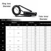 FishTrip Rod Tip Repair Kit 230pcs Fishing Rod Tips Replacement Kit Stainless Steel Ceramic Guides Ring Fishing Pole Eyelets Repair Kit view 2