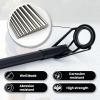 FishTrip Rod Tip Repair Kit 230pcs Fishing Rod Tips Replacement Kit Stainless Steel Ceramic Guides Ring Fishing Pole Eyelets Repair Kit view 3