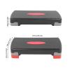 Alvinlite Exercise Step Platform Aerobic Stepper Bench, Fitness Equipment Workout Deck with Adjustable Riser Height Non Slip Textured Surface aerobic view 2