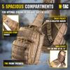 M-Tac Tactical Sling Bag - Concealed Carry Bag for Men Hexagon - One Shoulder Sling Backpack for CCW - Crossbody Sling Pack view 3