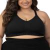 Kindred Bravely Sublime Sports Pumping Bra Hands Free, Adjustable Pumping Bra with EasyClip for All Breast Pumps (Black, 2X-Busty) view 1