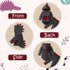 Boy Clothes 12-18 Months Toddler Infant Long Sleeve Plaid Pocket Hoodie Tops + Pants Fall Winter Outfit Set 2Pcs,Red hoodie clothes 12-18 months/100cm view 4
