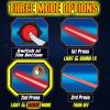Cawiew 4 Pack Light up Sword Saber with FX Sound (on-Off Control) and Full Retractable Handle, 4 Colors LED Glow in The Dark Toy for Kids Adult view 2