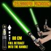 Cawiew 4 Pack Light up Sword Saber with FX Sound (on-Off Control) and Full Retractable Handle, 4 Colors LED Glow in The Dark Toy for Kids Adult view 3