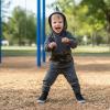 18-24 Months Baby Boy Clothes Toddler Infant Long Sleeve Plaid Pocket Hoodie Tops + Pants Fall Winter Outfit Set 2Pcs, Camo hoodie clothes 18-24 months/110cm view 2