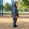 18-24 Months Baby Boy Clothes Toddler Infant Long Sleeve Plaid Pocket Hoodie Tops + Pants Fall Winter Outfit Set 2Pcs, Camo hoodie clothes 18-24 months/110cm view 3