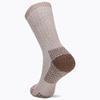 Merrell Men's and Women's Heavyweight Hiker Cold Weather Comfort Crew Socks 1 Pair Pack, Brown, Shoe Size: 9-11 view 2