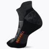 Merrell Unisex Adult Mens And Women's Cushion Socks - 1 Pair Pack Coolmax Moisture Wicking & Arch Support Moab Hiking Midweight Low Cut, Low Cut Tab - Charcoal, Large-X-Large US view 2