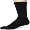 Merrell Adult's Speckled Wool Blend Crew Socks-1 Pair Pack-Unisex Moisture Wicking, Black, S/M (Men's-5-8.5 /-Women's-5-9.5) view 1