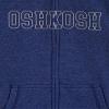 OshKosh B'Gosh Boys' Full Zip Logo Hoodie, Indigo Blue, 4 view 2