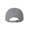 Monogram Initial Modern Shadow Letter Baseball Cap - Toddler, Youth Kids, and Adult Adjustable Grey Hat with White Letter (2-5 Toddler Size, M) view 2