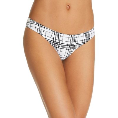 Dolce Vita Womens Printed Hipster Swim Bottom Separates B/W M Black/White