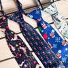 Spring Notion Boy's Printed Light Blue Polar Bear Penguin Winter Outfit Pre-Tied Necktie Zipper Tie, Polar Bear Medium view 4