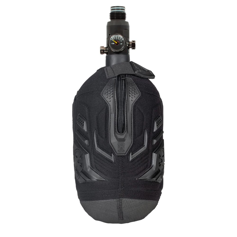 HK Army Hardline Armored Tank Cover | Fits 68ci-80ci Paintball Air Tanks (Blackout)