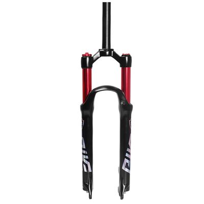 Jejy Magnesium Alloy Front Fork Suspension 27.5/29 Inch Mountain Bike Disc Brake Shoulder Control/Wire Control Bicycle QR 9mm Air Forks (Color : Black Shoulder Control, Size : 27.5)