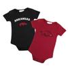 Two Feet Ahead Arkansas Razorbacks 2 Pack Baby Bodysuit Creeper Newborn Infants Officially Licensed (Arkansas Razorbacks, 12 Months) view 1