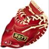ZETT BPROCM520P Hard Baseball Catcher's Mitt, Pro Status, Right Throw, Bordeaux Brown/Pastel Brown (4032) view 4
