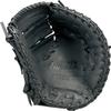 ZETT BSFB56923A Soft Baseball Catcher's Mitt, Right Throw, Black (1900) view 2