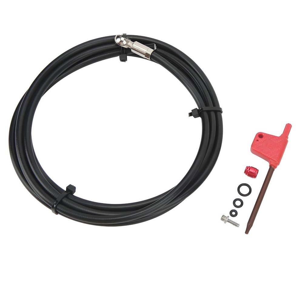 2m Oil Hose Red Flag Wrench Olive Connection Plug In Oil Needle Set, Hydraulic Oil Disc Brake Hose Cable for SRAM LEVEL RED HRD ETAP S700 S900 ELIXIR 2
