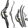 62 ILF Recurve Bow Set, 30-60LBS American Hunting Bow with Gordon Limbs for Adult Outdoor Hunting Archery Competition Athletic, Right Hand Bow (50, Only Bow) view 1